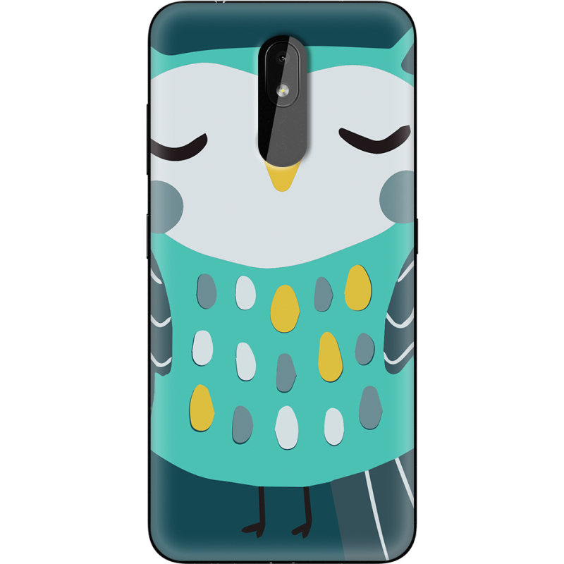 Чехол Uprint Nokia 3.2 Green Owl