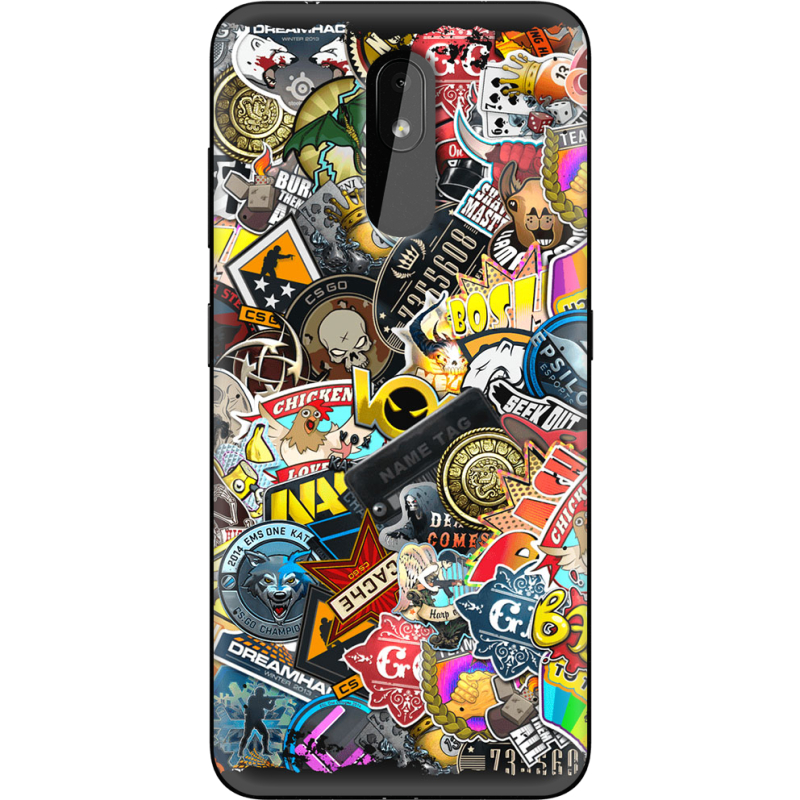 Чехол Uprint Nokia 3.2 CS:Go Stickerbombing