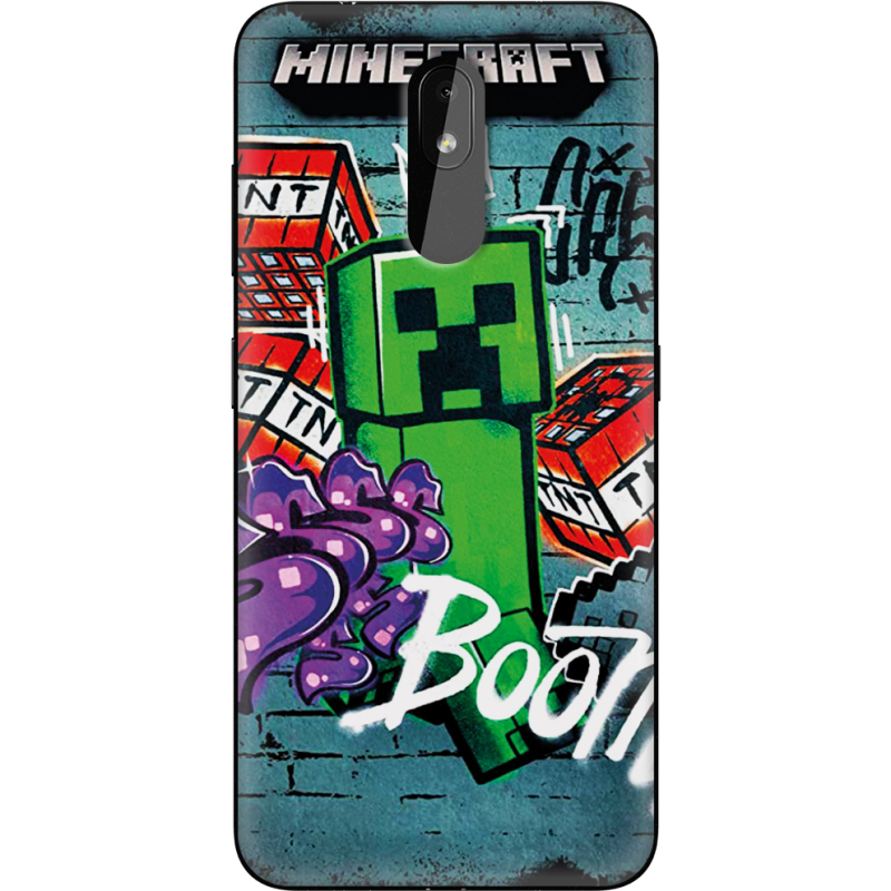 Чехол Uprint Nokia 3.2 Minecraft Graffiti