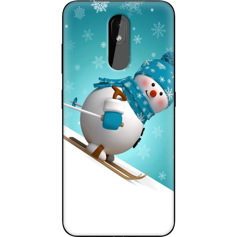 Чехол Uprint Nokia 3.2 Skier Snowman