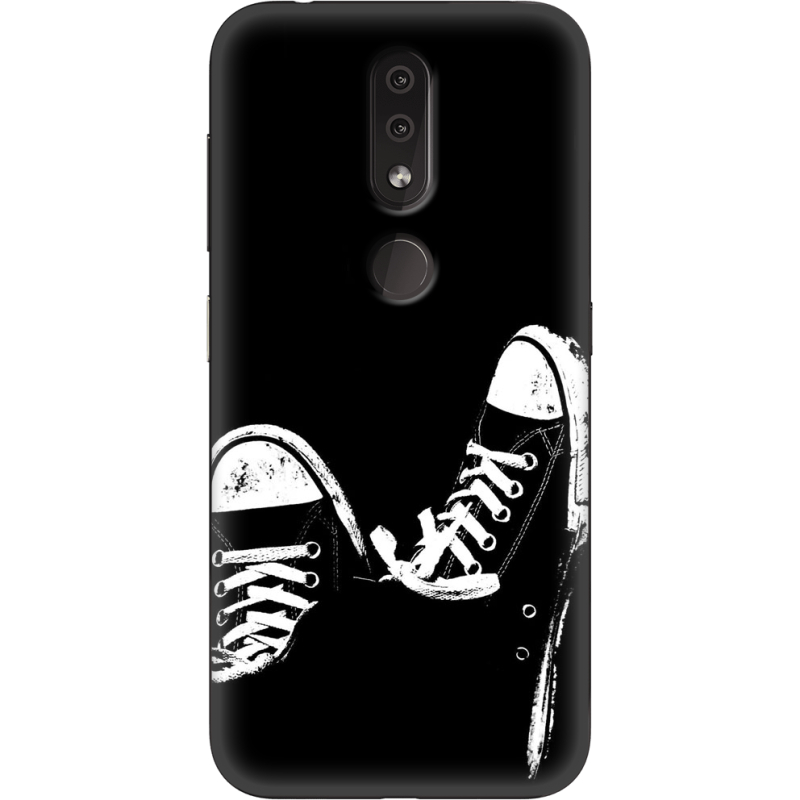 Чехол Uprint Nokia 4.2 Black Sneakers