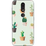 Чехол Uprint Nokia 4.2 L-green Cacti