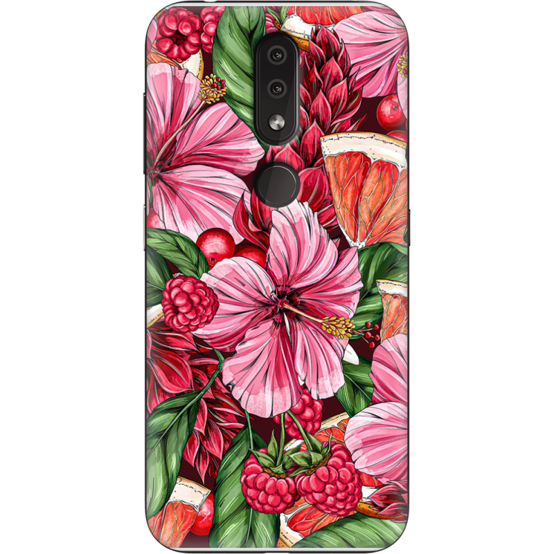 Чехол Uprint Nokia 4.2 Tropical Flowers