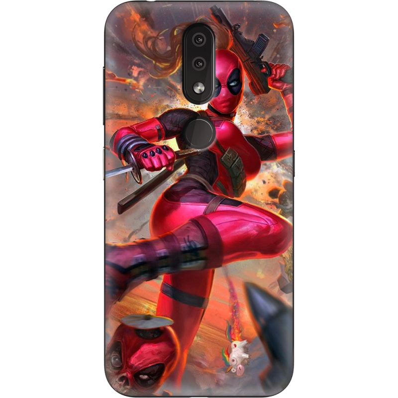 Чехол Uprint Nokia 4.2 Woman Deadpool