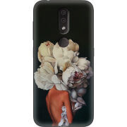 Чехол Uprint Nokia 4.2 Exquisite White Flowers