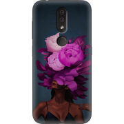 Чехол Uprint Nokia 4.2 Exquisite Purple Flowers