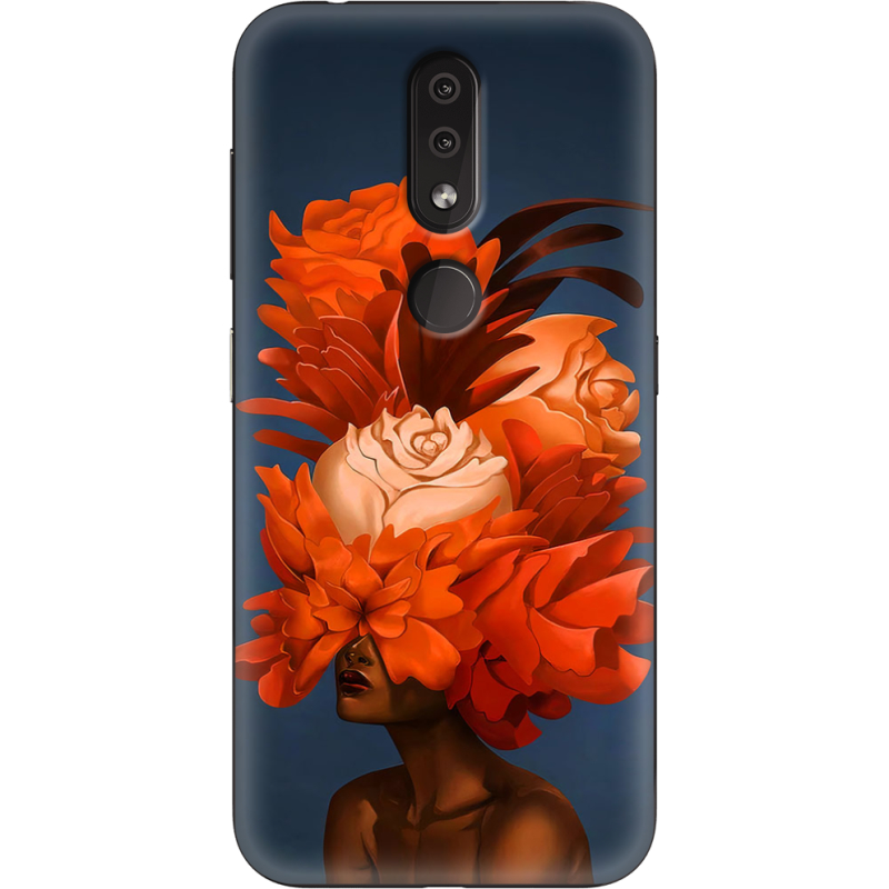 Чехол Uprint Nokia 4.2 Exquisite Orange Flowers