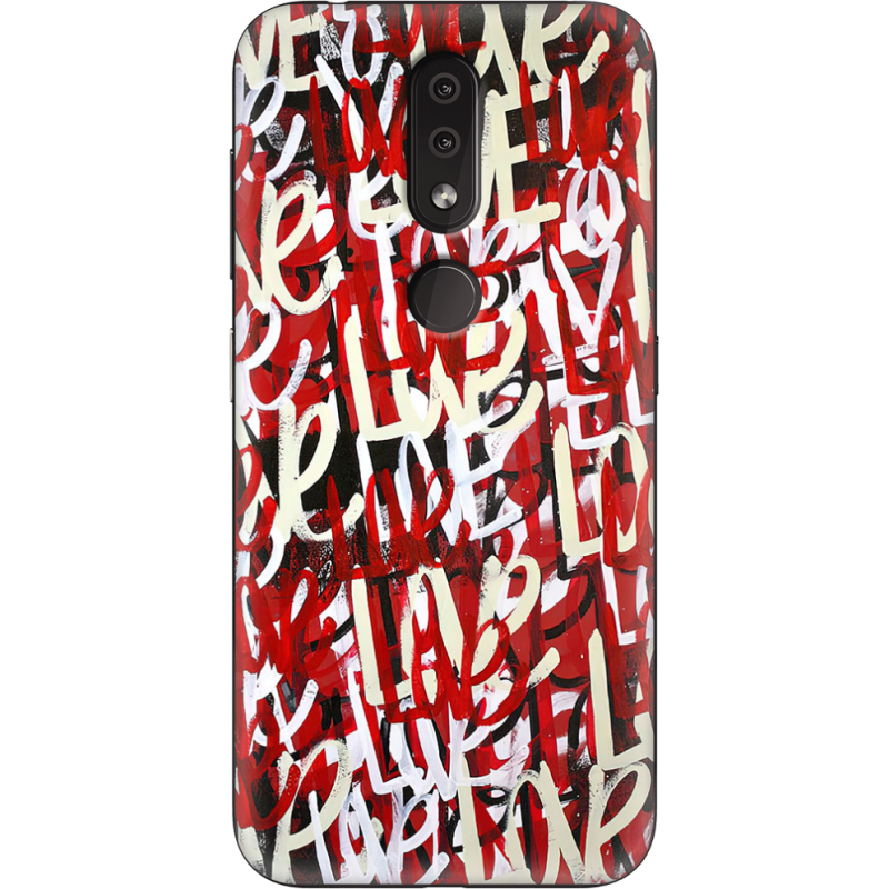 Чехол Uprint Nokia 4.2 Love Graffiti