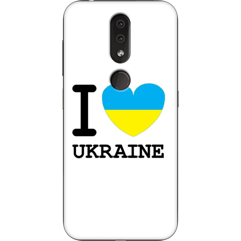 Чехол Uprint Nokia 4.2 I love Ukraine