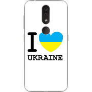 Чехол Uprint Nokia 4.2 I love Ukraine