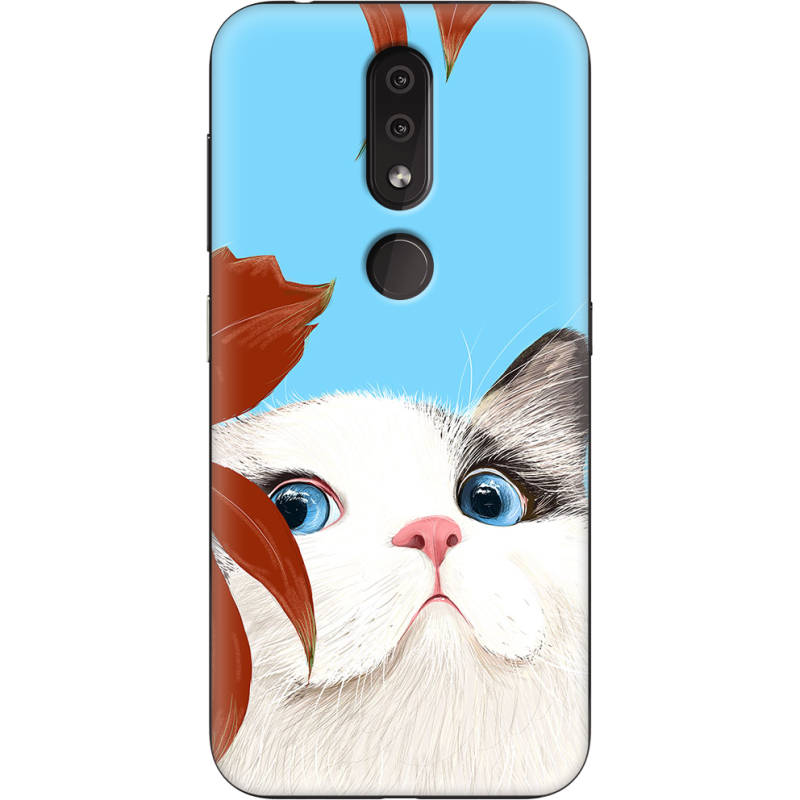 Чехол Uprint Nokia 4.2 Wondering Cat