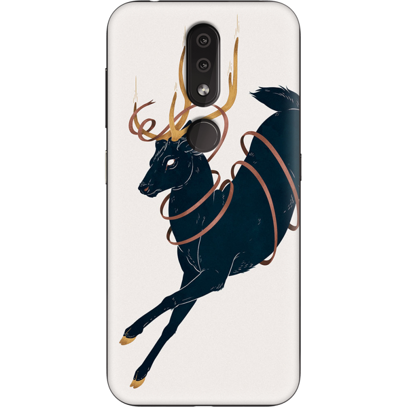 Чехол Uprint Nokia 4.2 Black Deer