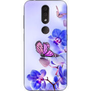 Чехол Uprint Nokia 4.2 Orchids and Butterflies