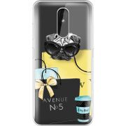 Прозрачный чехол Uprint Nokia 3.2 Fashion Pug