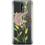 Прозрачный чехол Uprint Nokia 3.2 Cute Mermaid