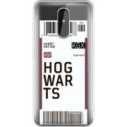 Прозрачный чехол Uprint Nokia 3.2 Ticket Hogwarts