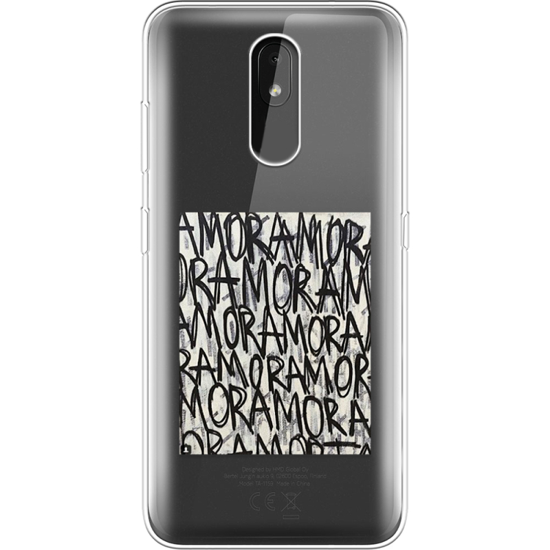 Прозрачный чехол Uprint Nokia 3.2 Amor Amor