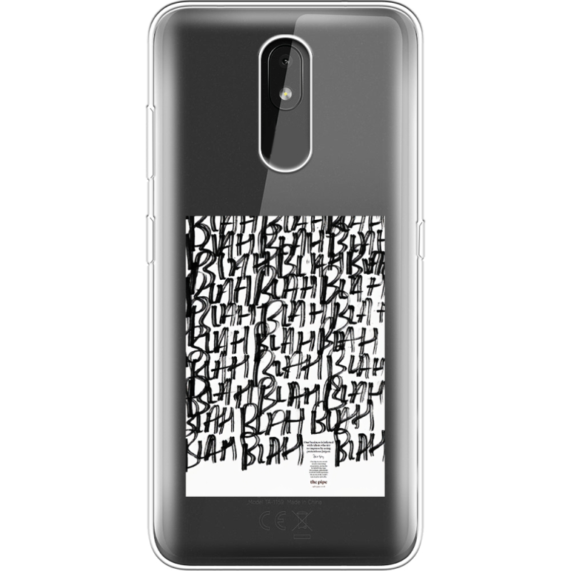 Прозрачный чехол Uprint Nokia 3.2 Blah Blah