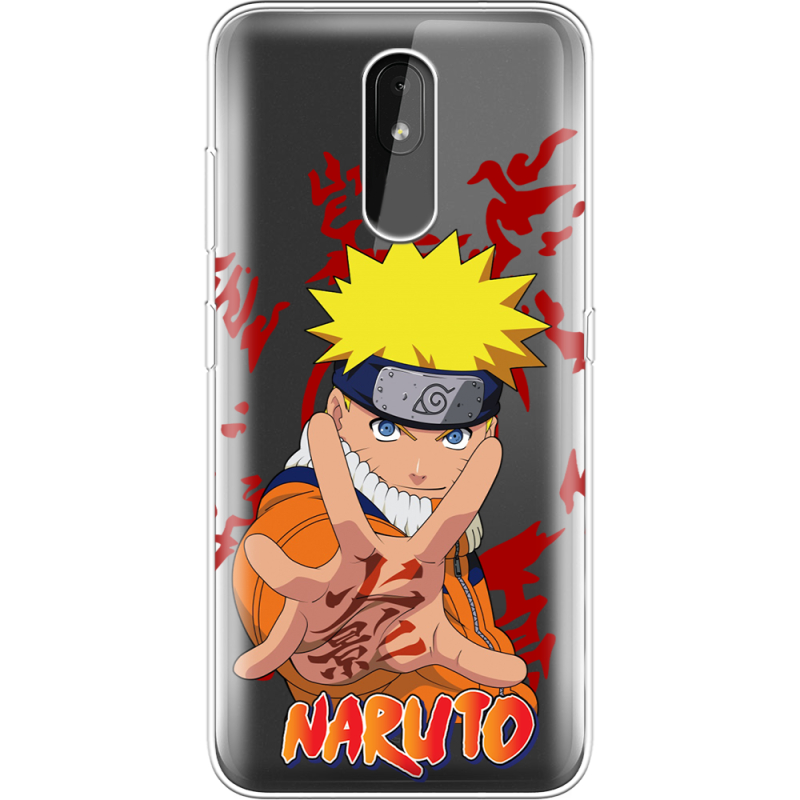 Прозрачный чехол Uprint Nokia 3.2 Naruto