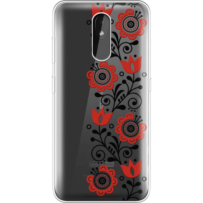 Прозрачный чехол Uprint Nokia 3.2 Ethno Ornament