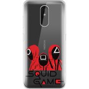 Прозрачный чехол Uprint Nokia 3.2 siquid game люди в красном