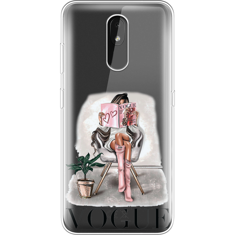 Прозрачный чехол Uprint Nokia 3.2 VOGUE