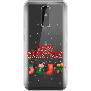 Прозрачный чехол Uprint Nokia 3.2 Merry Christmas