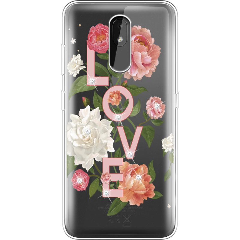 Чехол со стразами Nokia 3.2 Love