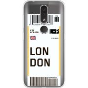 Прозрачный чехол Uprint Nokia 4.2 Ticket London