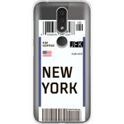 Прозрачный чехол Uprint Nokia 4.2 Ticket New York