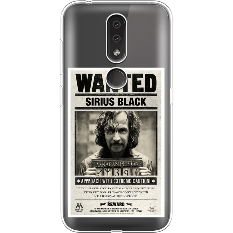 Прозрачный чехол Uprint Nokia 4.2 Sirius Black