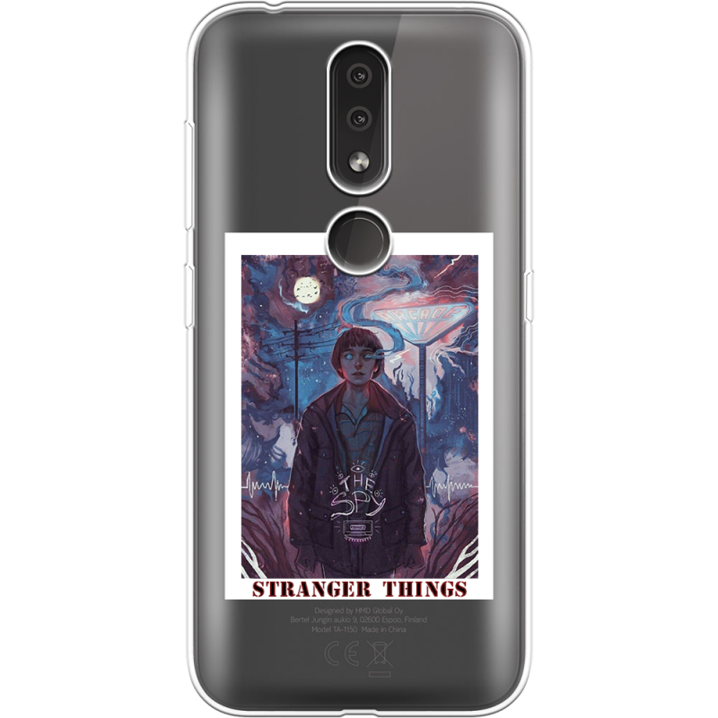 Прозрачный чехол Uprint Nokia 4.2 Stranger Things