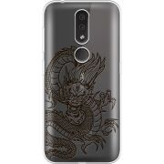 Прозрачный чехол Uprint Nokia 4.2 Chinese Dragon