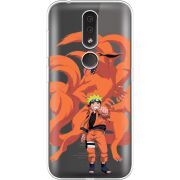 Прозрачный чехол Uprint Nokia 4.2 Naruto and Kurama