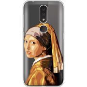 Прозрачный чехол Uprint Nokia 4.2 Девушка с жемчужной серёжкой
