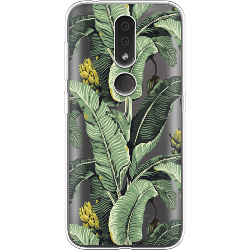 Прозрачный чехол Uprint Nokia 4.2 Banana Leaves