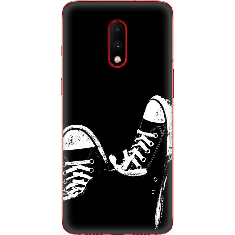 Чехол Uprint OnePlus 7 Black Sneakers