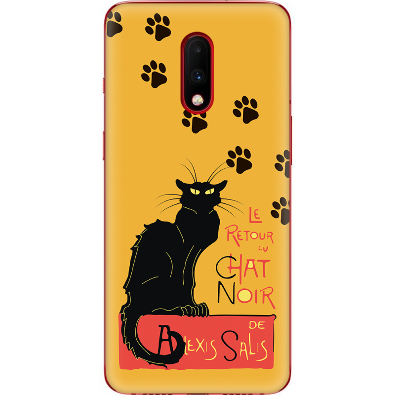 Чехол Uprint OnePlus 7 Noir Cat