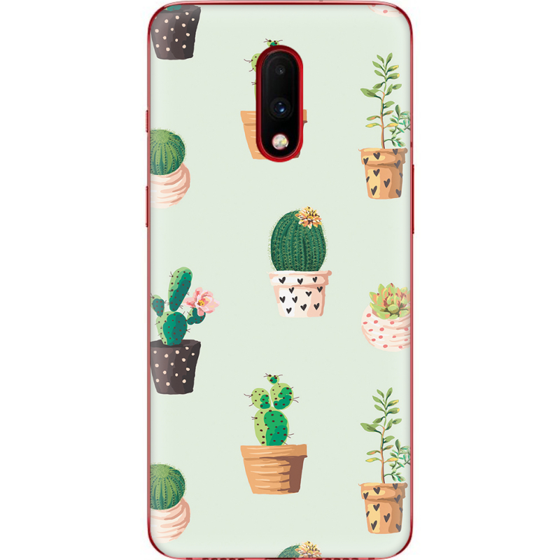Чехол Uprint OnePlus 7 L-green Cacti