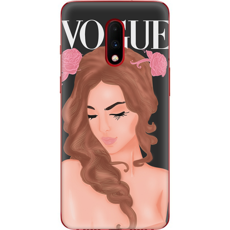 Чехол Uprint OnePlus 7 Fashion Girl