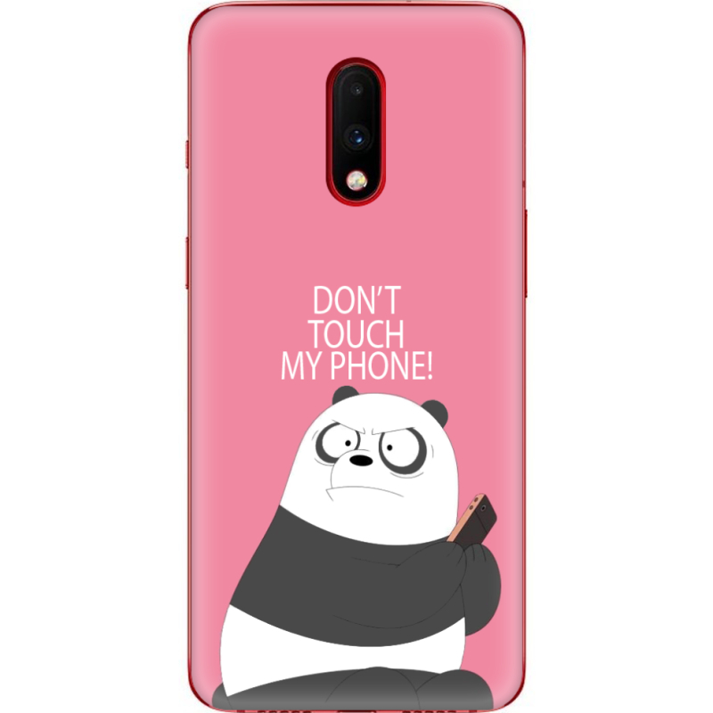 Чехол Uprint OnePlus 7 Dont Touch My Phone Panda