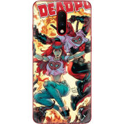 Чехол Uprint OnePlus 7 Deadpool and Mary Jane