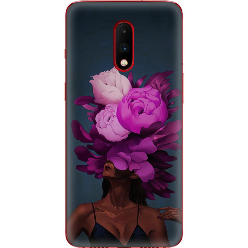 Чехол Uprint OnePlus 7 Exquisite Purple Flowers