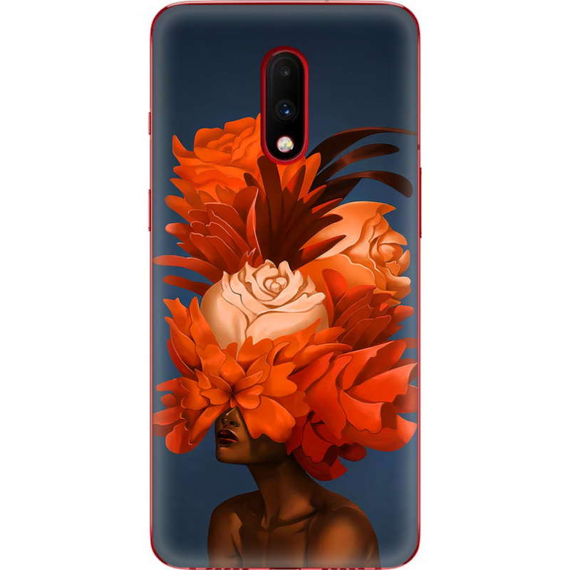 Чехол Uprint OnePlus 7 Exquisite Orange Flowers