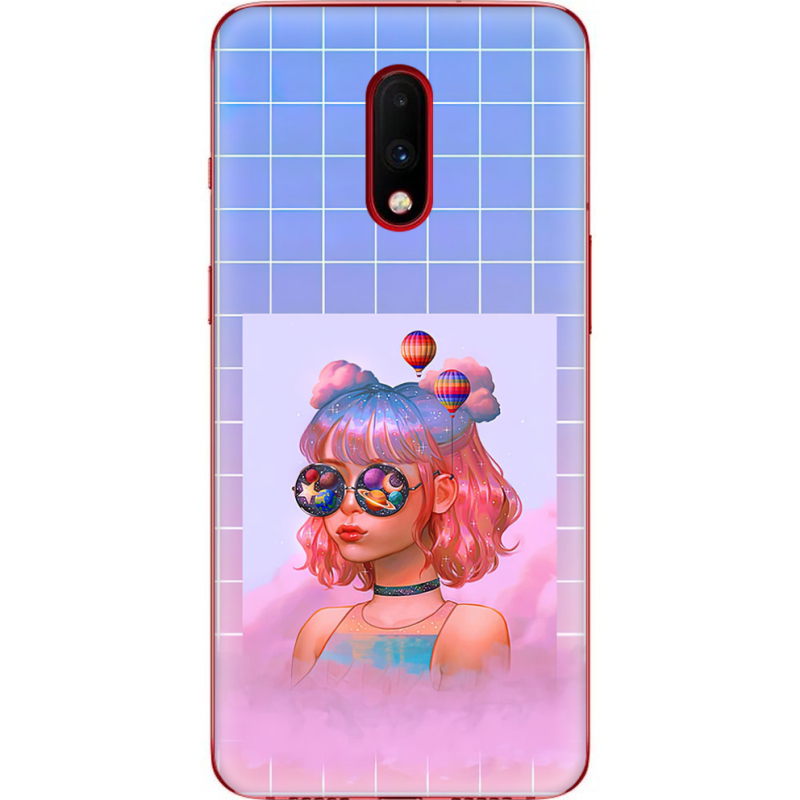 Чехол Uprint OnePlus 7 Girl in the Clouds