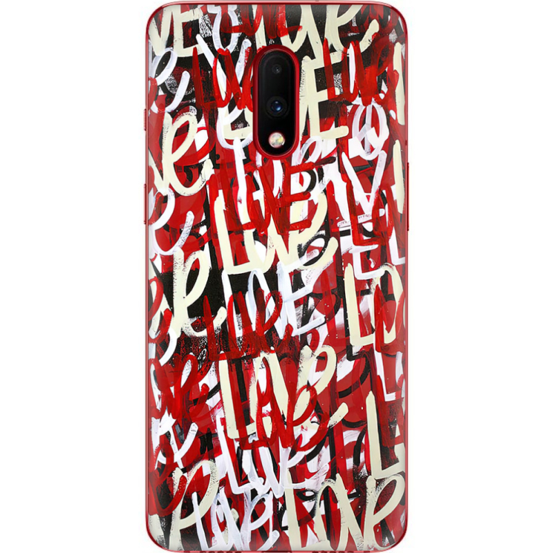 Чехол Uprint OnePlus 7 Love Graffiti