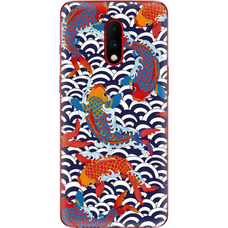 Чехол Uprint OnePlus 7 Koi Fish