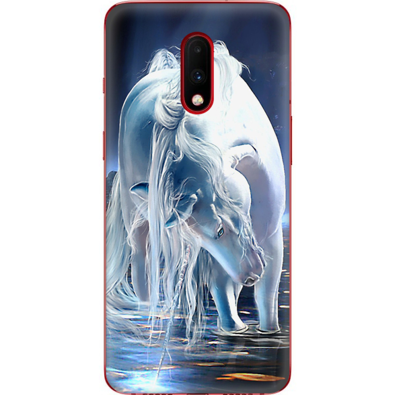 Чехол Uprint OnePlus 7 White Horse