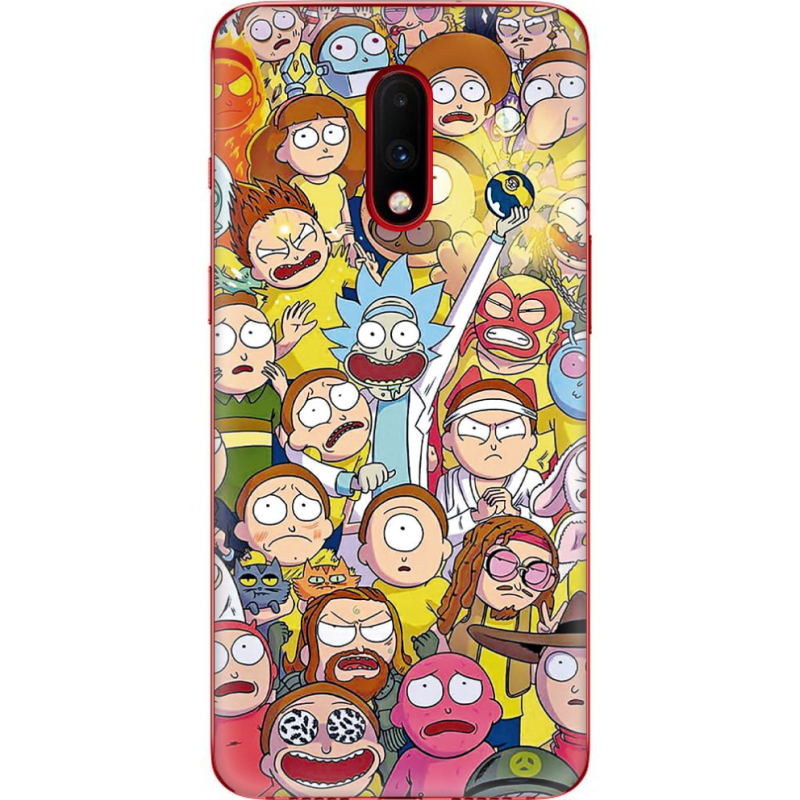 Чехол Uprint OnePlus 7 Rick and Morty