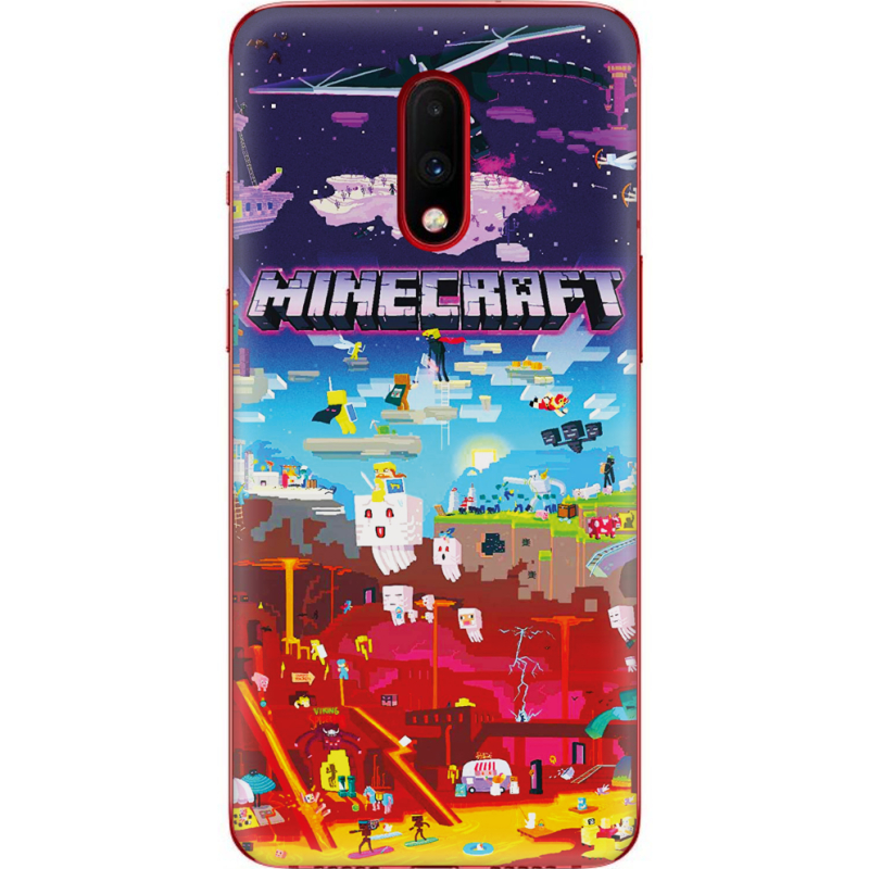 Чехол Uprint OnePlus 7 Minecraft World Beyond